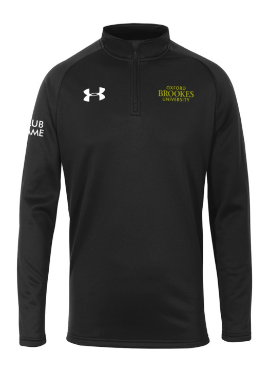 Men's Armour Fleece 1/4 Zip Black