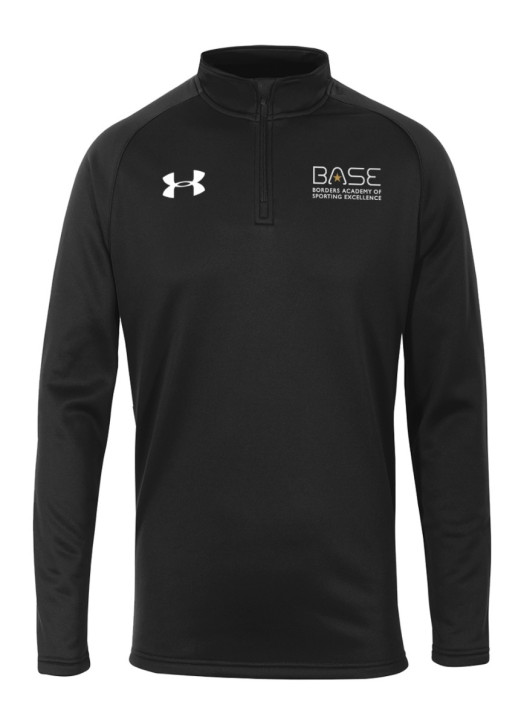 Men's Armour Fleece 1/4 Zip Black