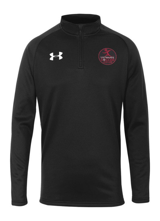 Men's Armour Fleece 1/4 Zip Black