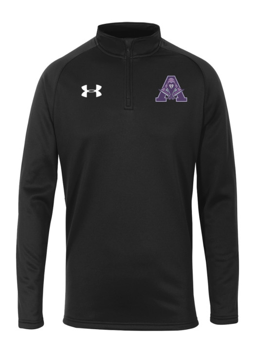 Men's Armour Fleece 1/4 Zip Black