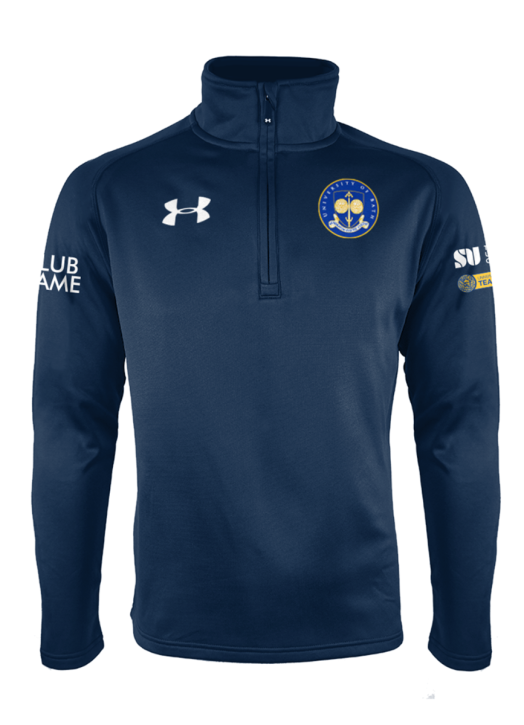 Men's Armour Fleece 1/4 Zip Navy Blue