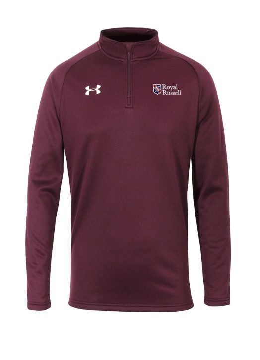 Men's Armour Fleece 1/4 Zip Maroon