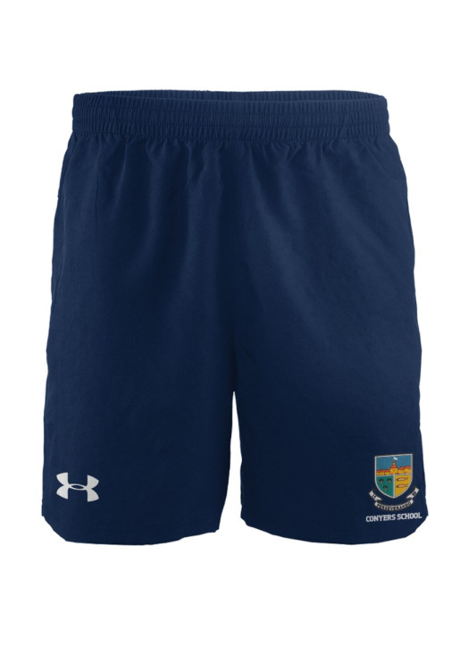 Men's Elite Woven Short 6 Inch Navy Blue
