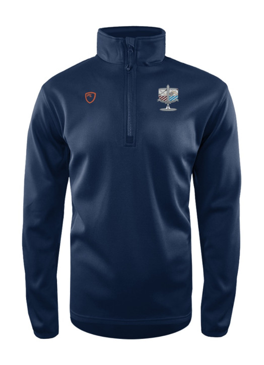 Junior Quarter Zip MidLayer Navy Blue