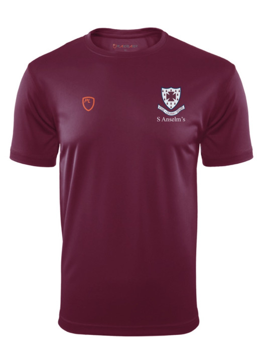 Junior 47 Performance Tee Maroon