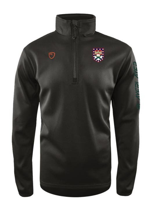 Men's Quarter Zip MidLayer Black