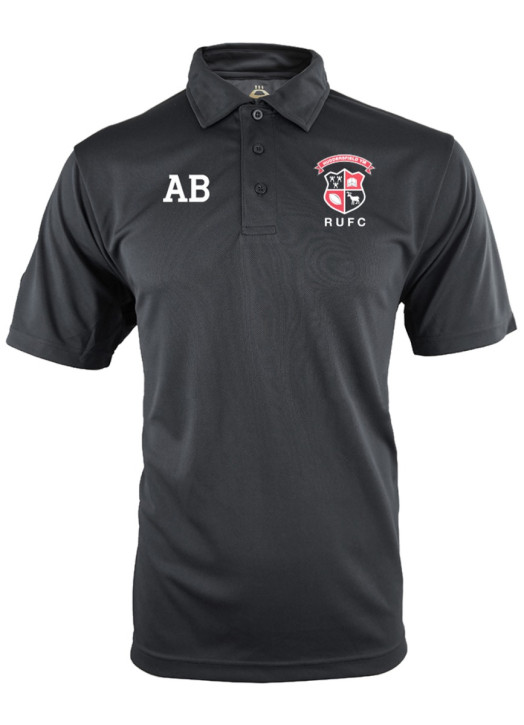 Junior Mylo Kyn Performance Polo  Black