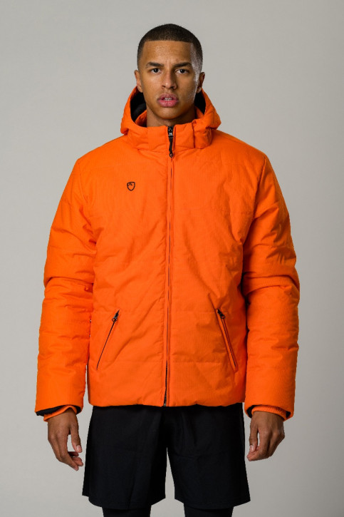 Orange padded jacket top