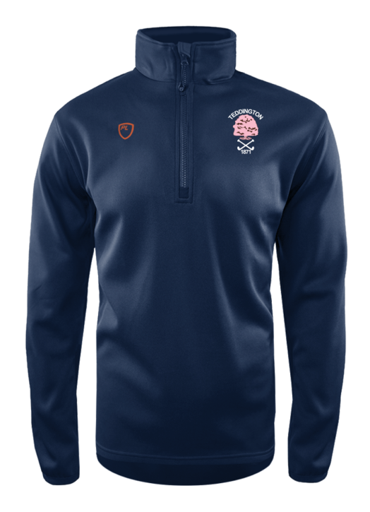 Men's Quarter Zip MidLayer Navy Blue