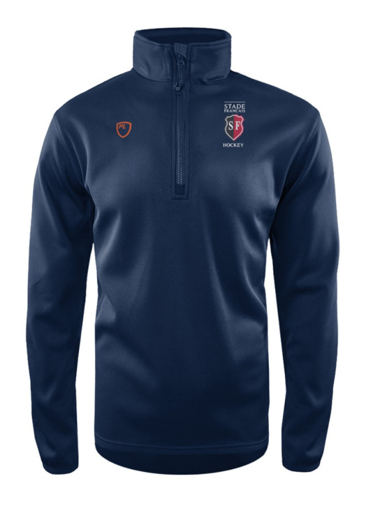 Men's Quarter Zip MidLayer Navy Blue