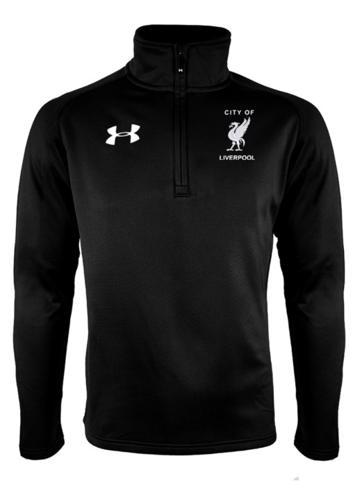 Men's Armour Fleece 1/4 Zip Black