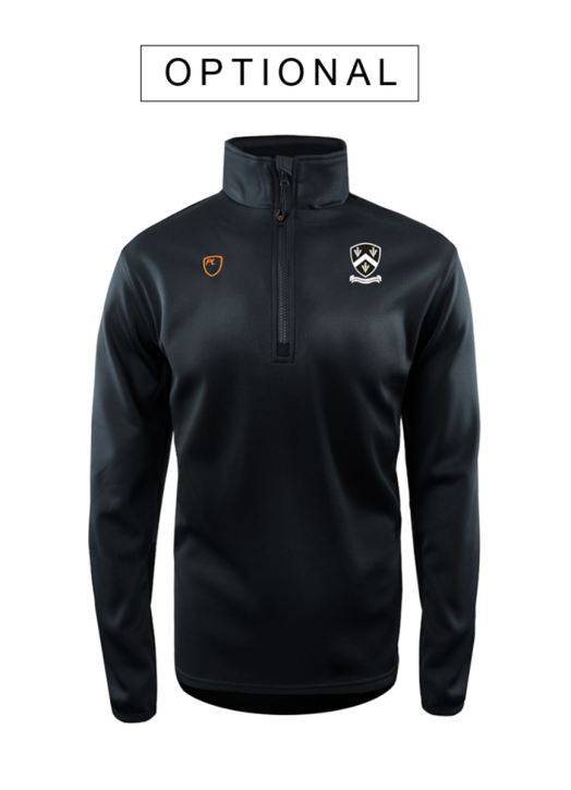 Men's Quarter Zip MidLayer Black