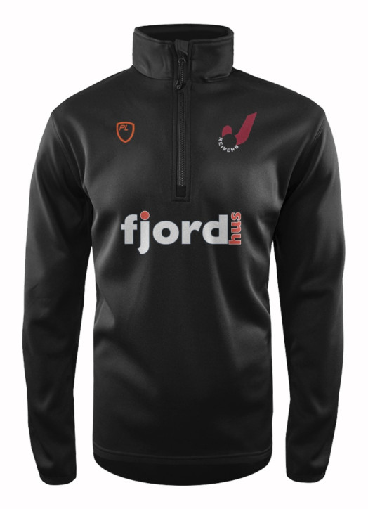 Men's Quarter Zip MidLayer Black