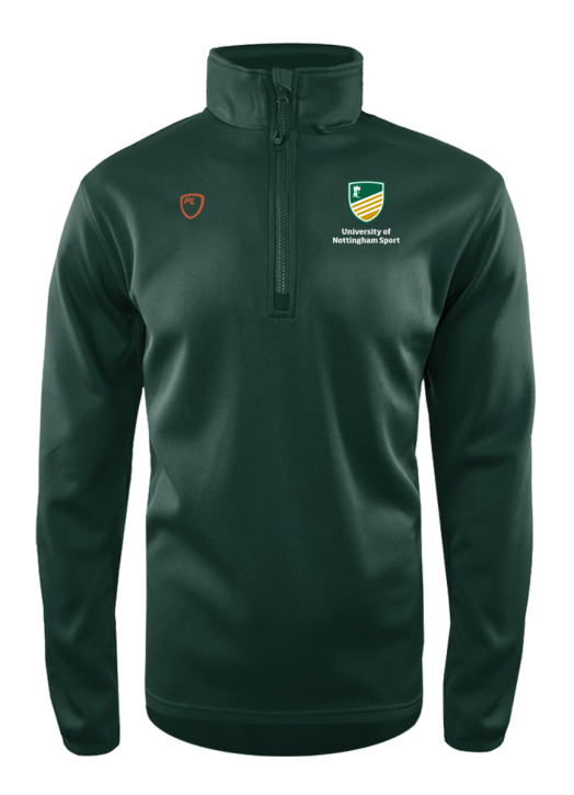 Men s Quarter Zip MidLayer Forest Green