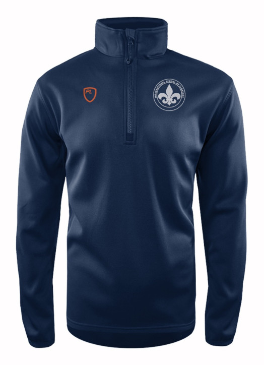 Junior Quarter Zip MidLayer Navy Blue