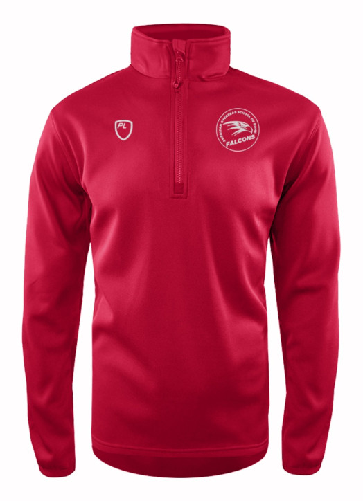 Men's Quarter Zip MidLayer Scarlet Red