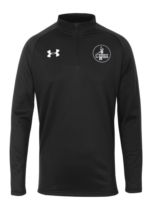Men's Armour Fleece 1/4 Zip Black
