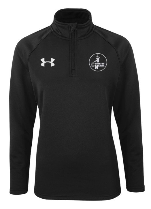 Women's Armour Fleece 1/4 Zip Black