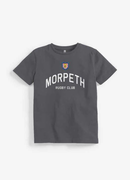 Junior Tee Gunmetal Grey