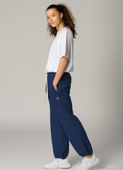 Navy blue sweatpants girls sale