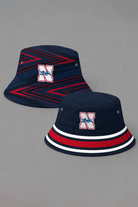 Reversible Bucket Hat Navy Blue