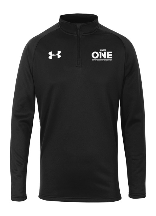 Men's Armour Fleece 1/4 Zip Black