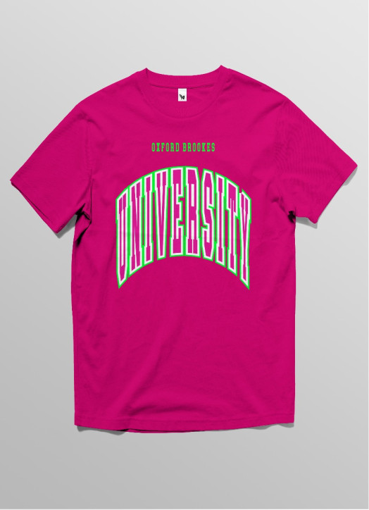 Men's Tee Fuchsia Pink