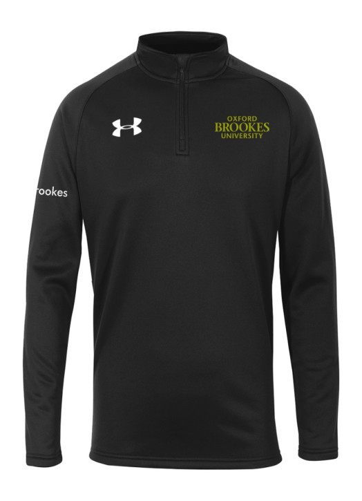 Men's Armour Fleece 1/4 Zip Black
