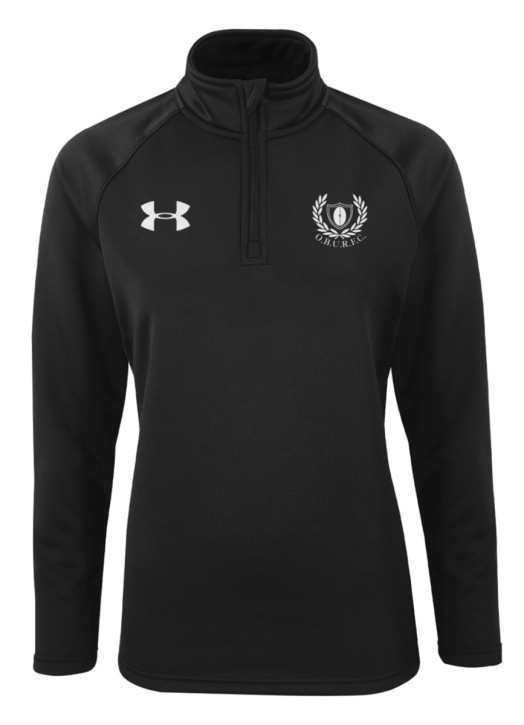 Women's Armour Fleece 1/4 Zip Black