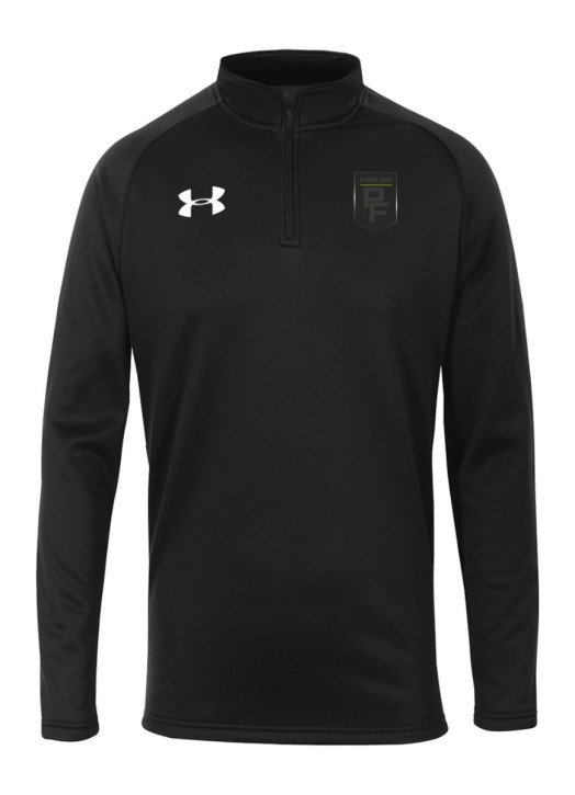 Men's Armour Fleece 1/4 Zip Black