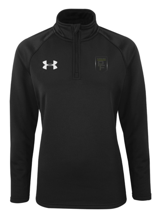Women's Armour Fleece 1/4 Zip Black