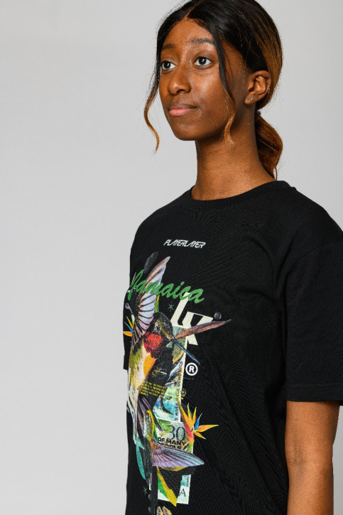 PL x Dines Jamaica Eco Tee Black