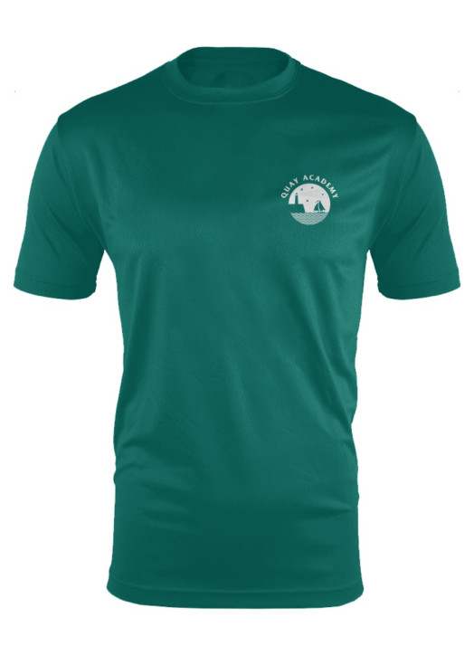 Junior Performance Tee Bottle Green