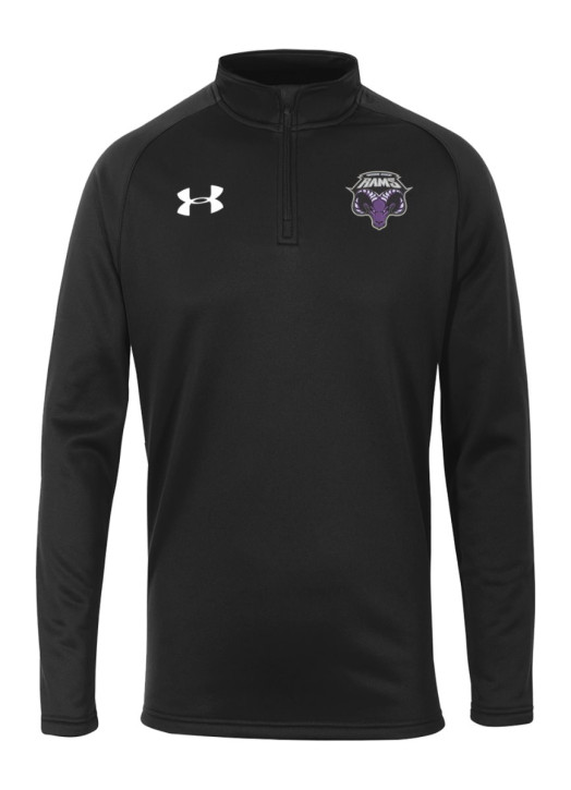 Men's Armour Fleece 1/4 Zip Black