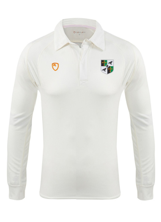 Junior Cricket Shirt LS Cream