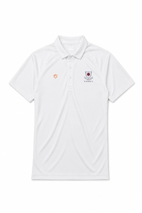 Junior 47 Performance Polo White