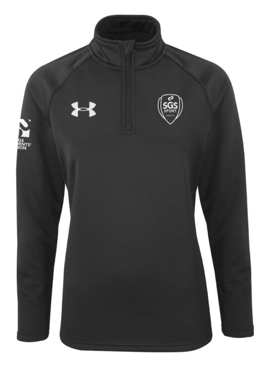 Women's Armour Fleece 1/4 Zip Black