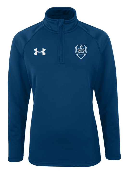 Women's Armour Fleece 1/4 Zip Navy Blue