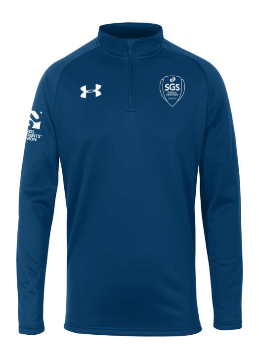 Men's Armour Fleece 1/4 Zip Navy Blue