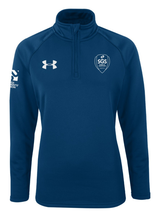 Women's Armour Fleece 1/4 Zip Navy Blue