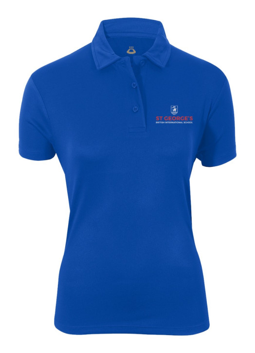 Women's Performance Polo Royal Blue