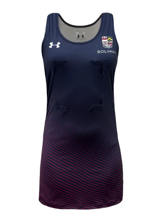 Womens Court Netball Dress Navy Blue