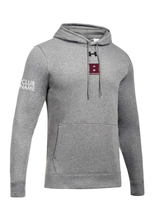 Hustle Fleece Hoody Grey Marle