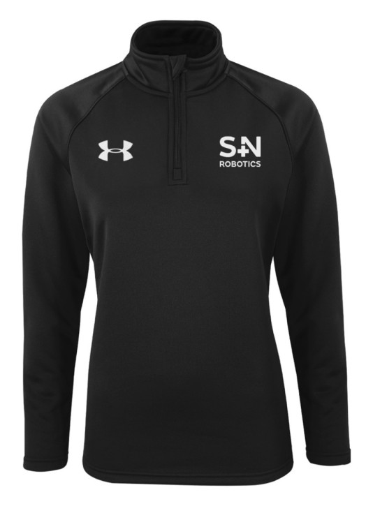 Women's Armour Fleece 1/4 Zip Black