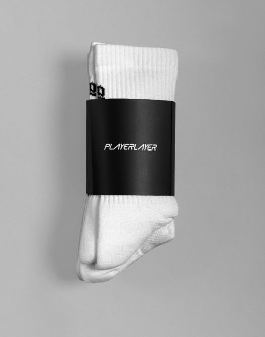 Junior Elevate Socks - 3 Pack White