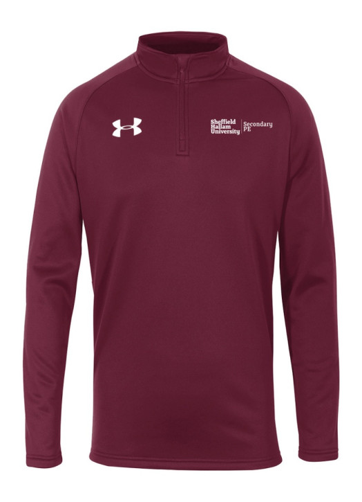 Men's Armour Fleece 1/4 Zip Maroon