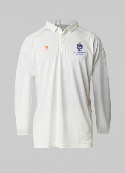 Men's Move Cricket Shirt LS Cream