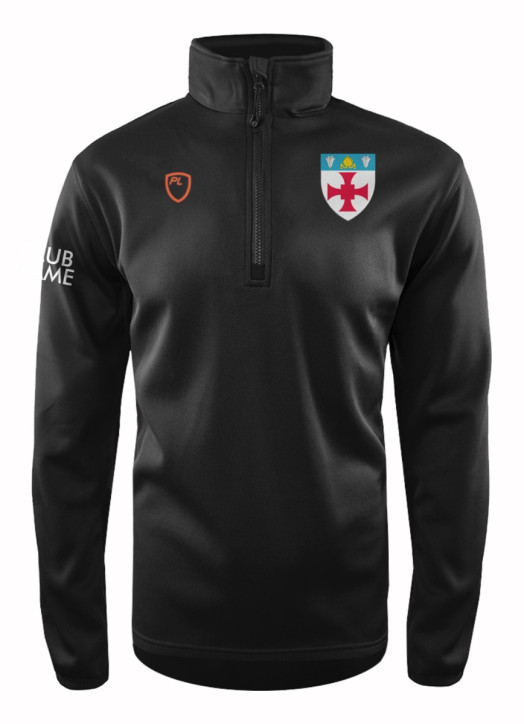 Men's Quarter Zip MidLayer Black