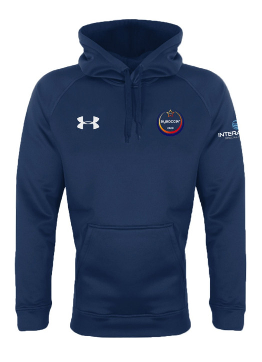 Youth Armour Fleece Hoodie Navy Blue