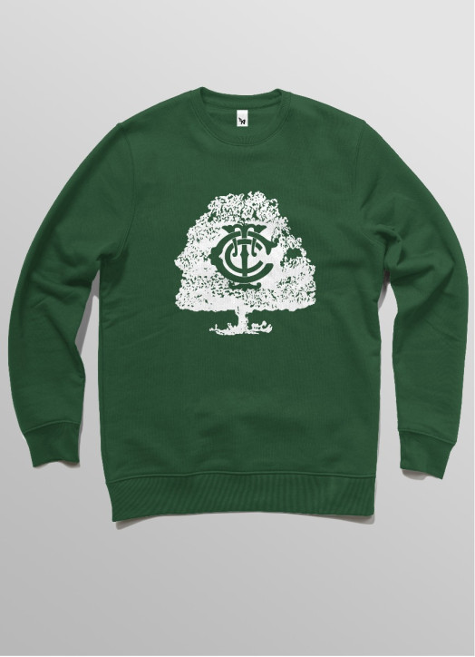 Unisex Sweatshirt Bottle Green